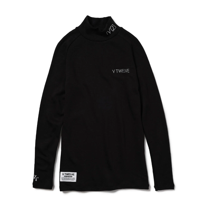 V12】V122421-MK11ZF WARM MOCK/L/BLACK